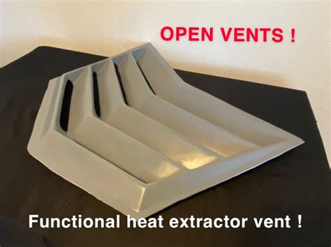 universal heat extractor hood vents